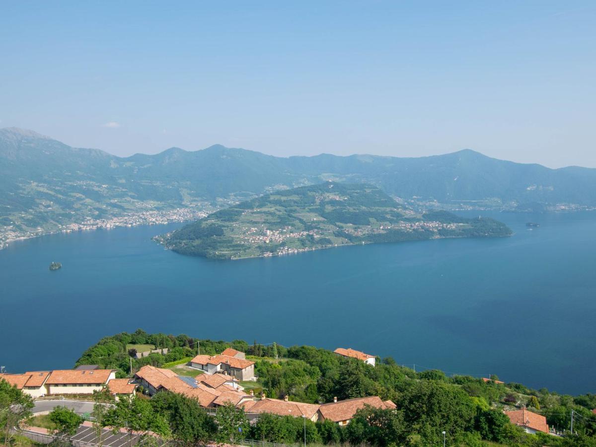 Van Gogh - Beautiful Lake Iseo View And Swimming Pool Parzanica Eksteriør billede